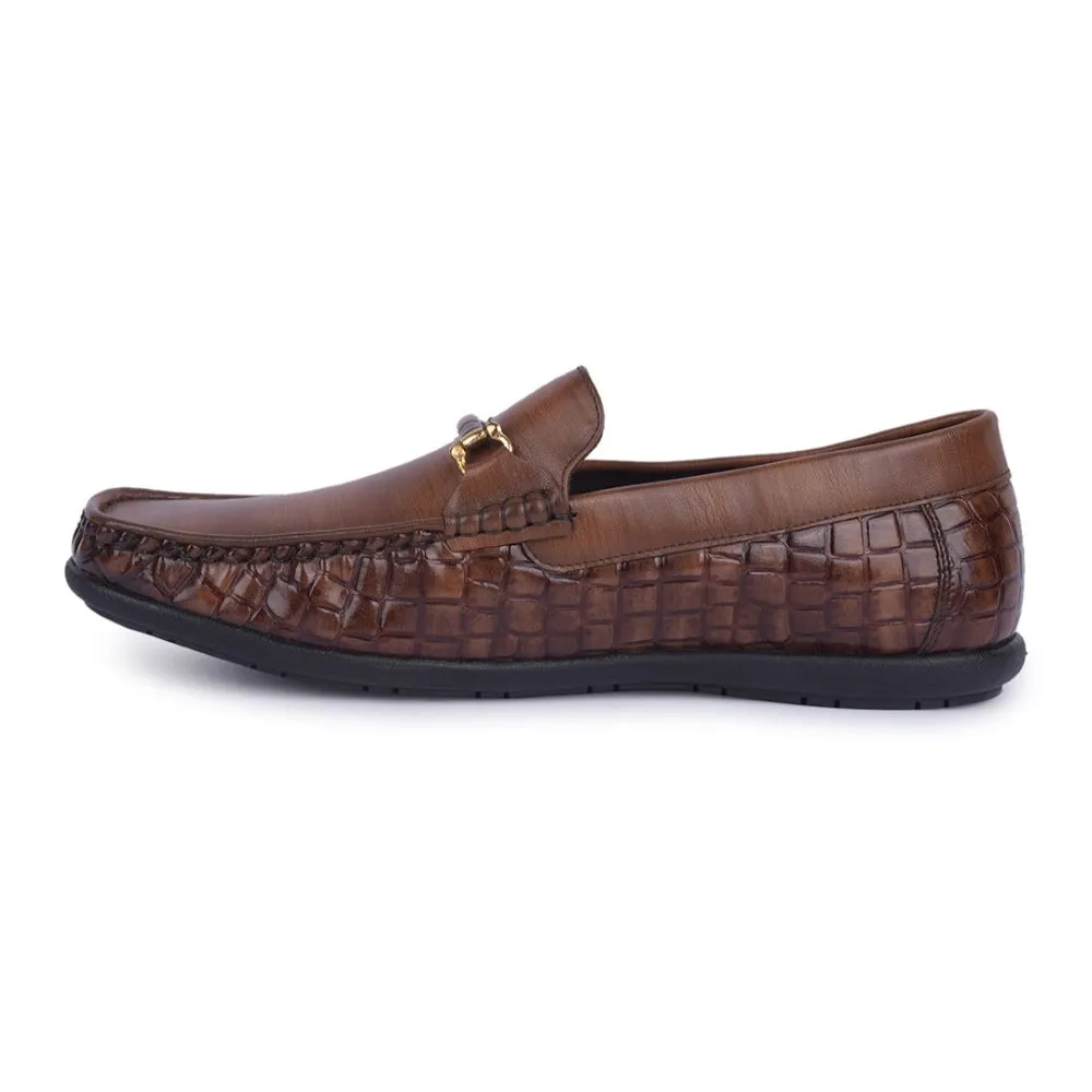 Stylish Look limited run Fortune Tan Casual Non Lacing Shoes For Men OSL19 By Liberty