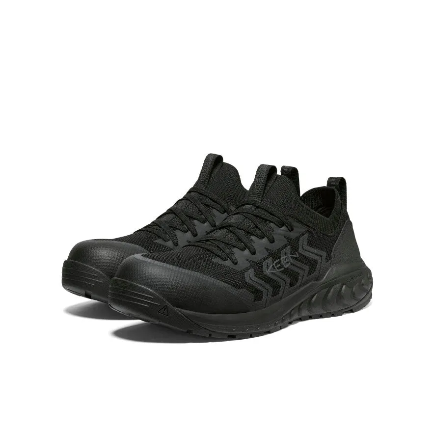 Men's Arvada Shift Work Sneaker (Carbon Toe)  |  Black/Black Reliable Quality
