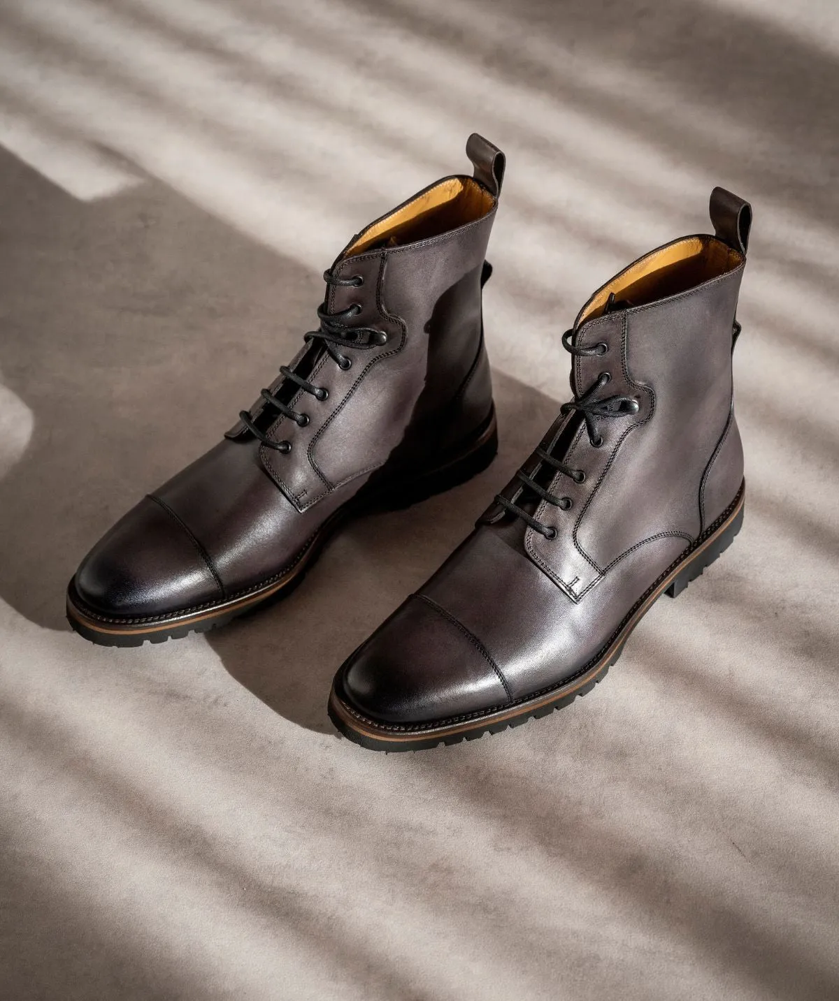 Trending Style Bottines POWELL Gris Patin