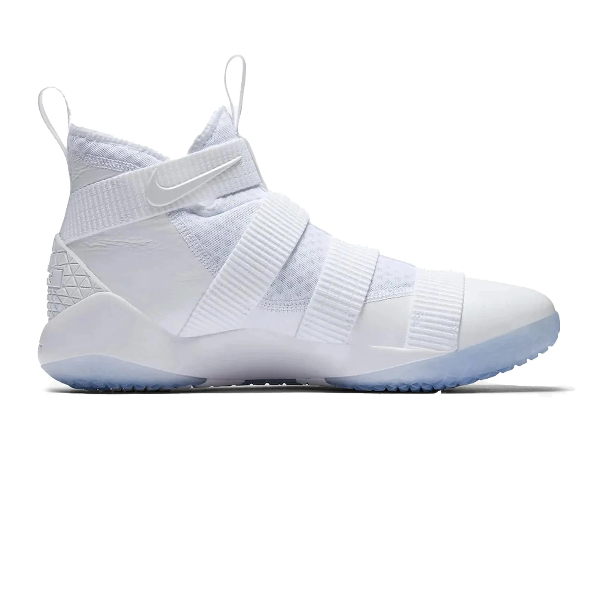 Nike LeBron Soldier 11 'Triple White' (2017) Foam Lining Standing Workers