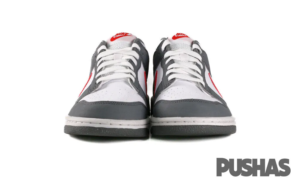 All Day Travel Light Clean White Dunk Low Next Nature 'Smoke Grey Light Crimson' GS (2022)