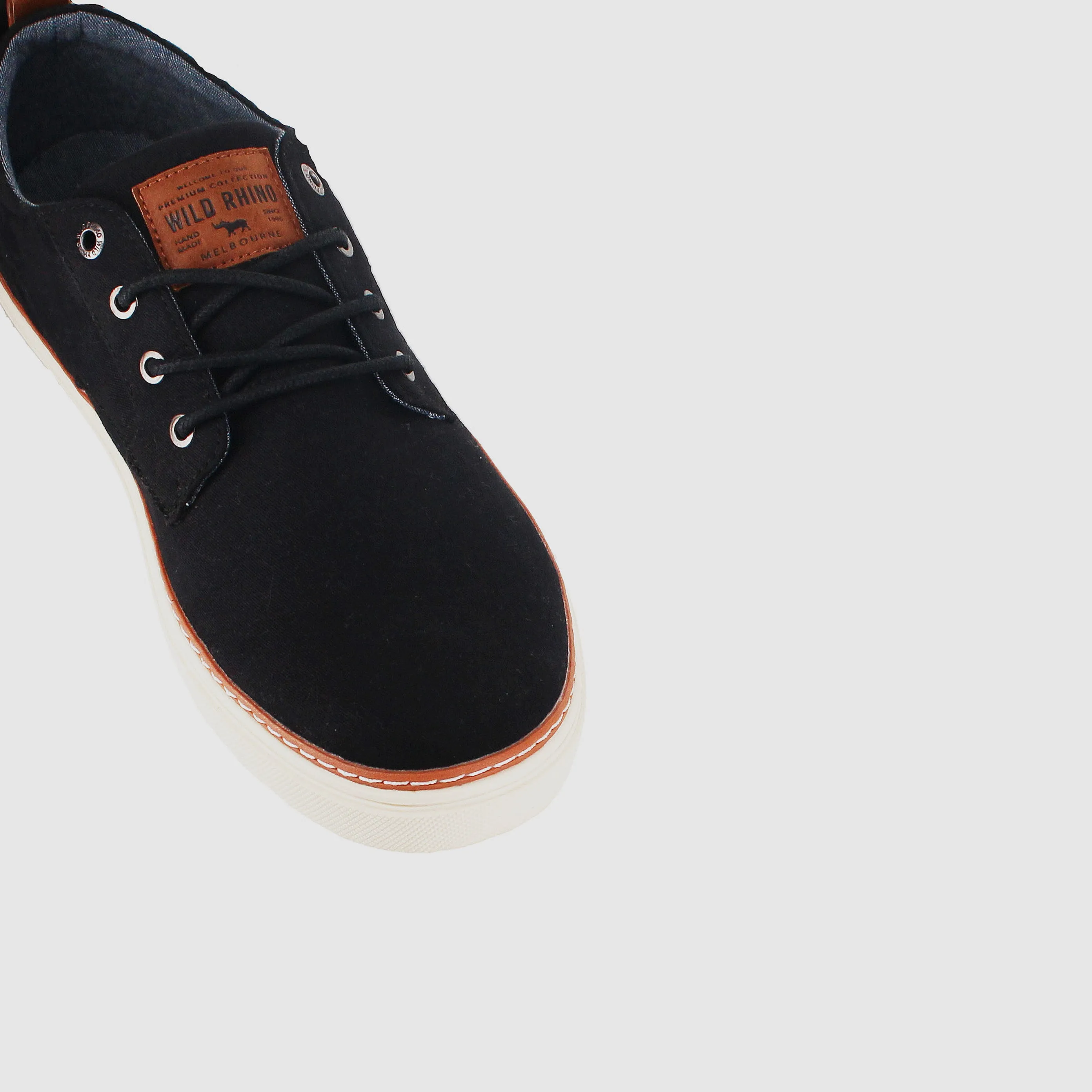 High Energy Return Collared Ankle Padding Brad Casual Shoes Black