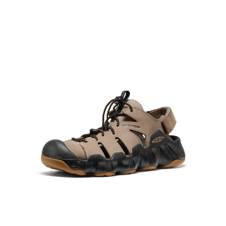 Men's Hyperport Fisherman Leather Sandal  |  Brindle/Oak Buff Balanced Drop Height Fast Flow