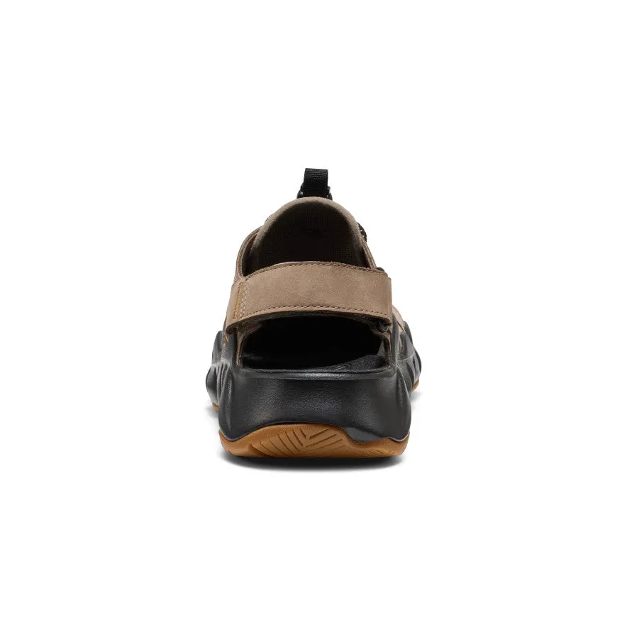 Stay Comfortable Men's Hyperport Fisherman Leather Sandal  |  Brindle/Oak Buff