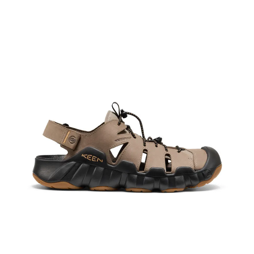 Classic Comfort Indoor Comfort Men's Hyperport Fisherman Leather Sandal  |  Brindle/Oak Buff