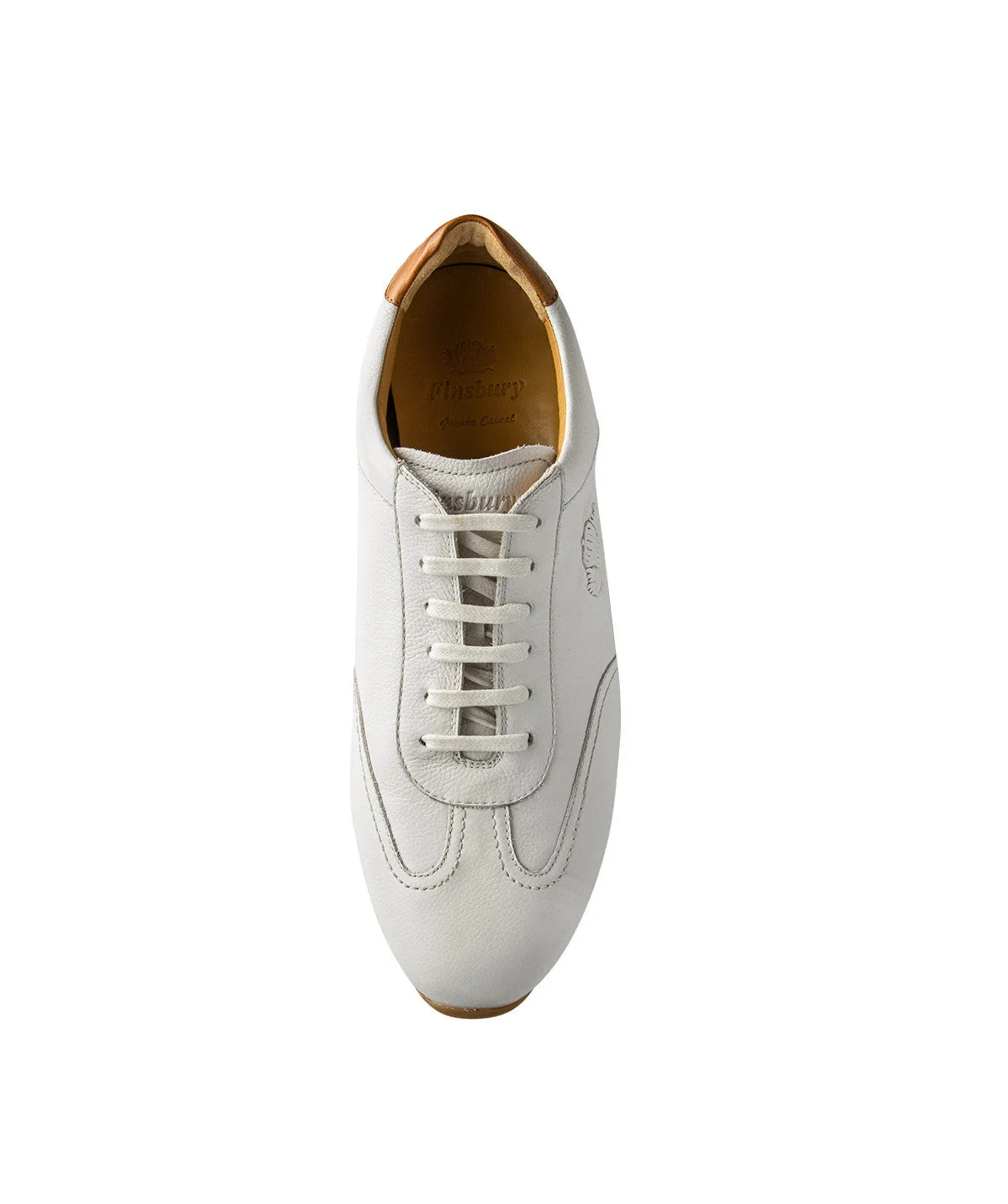 Pressure Dispersion System Sneakers CAMERON Grain Blanc