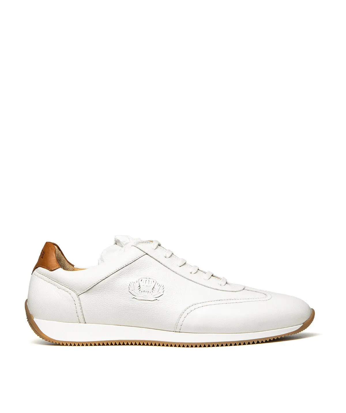 Chisel Shape Sneakers CAMERON Grain Blanc