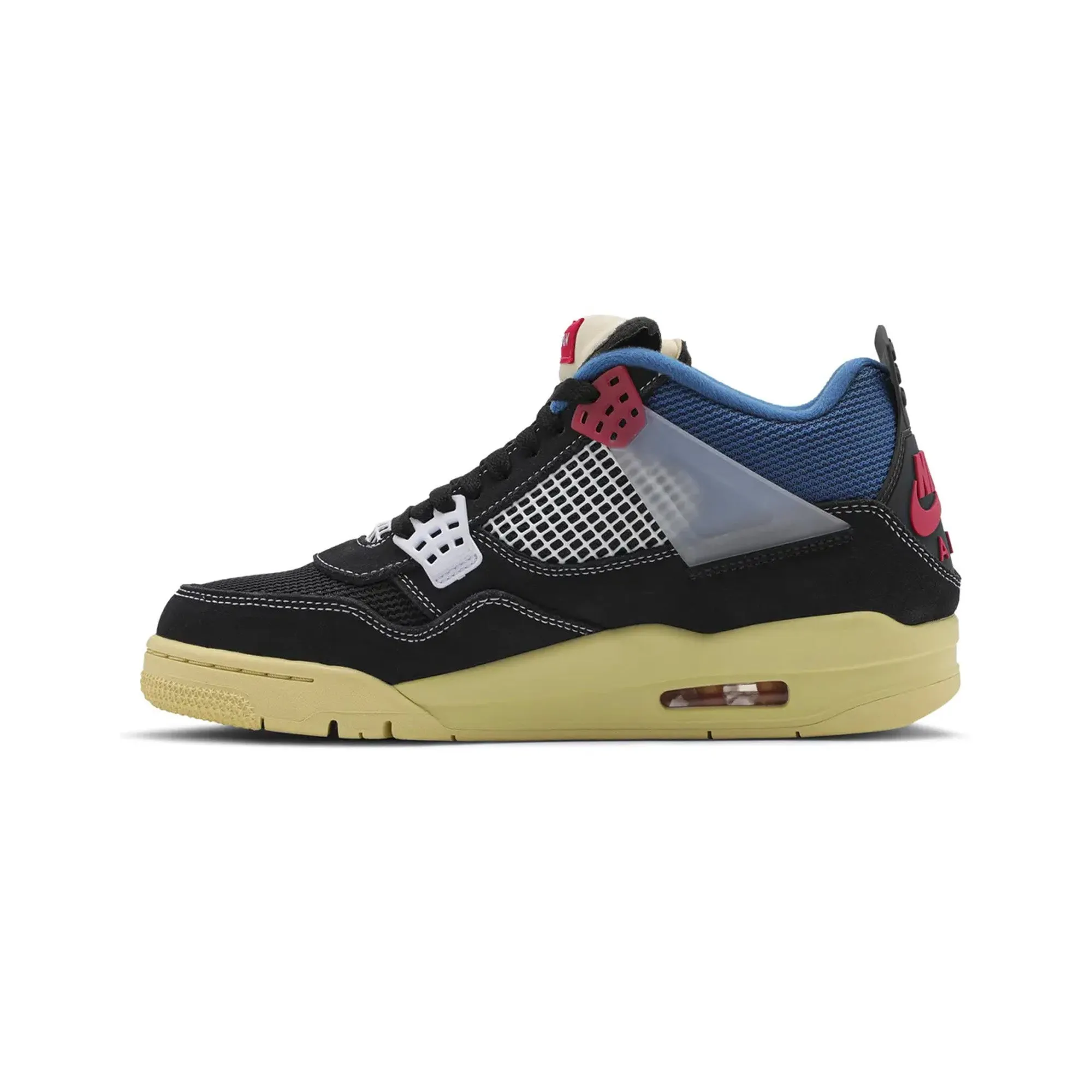 Air Jordan 4 W x Union 'Off Noir' Elastic laces