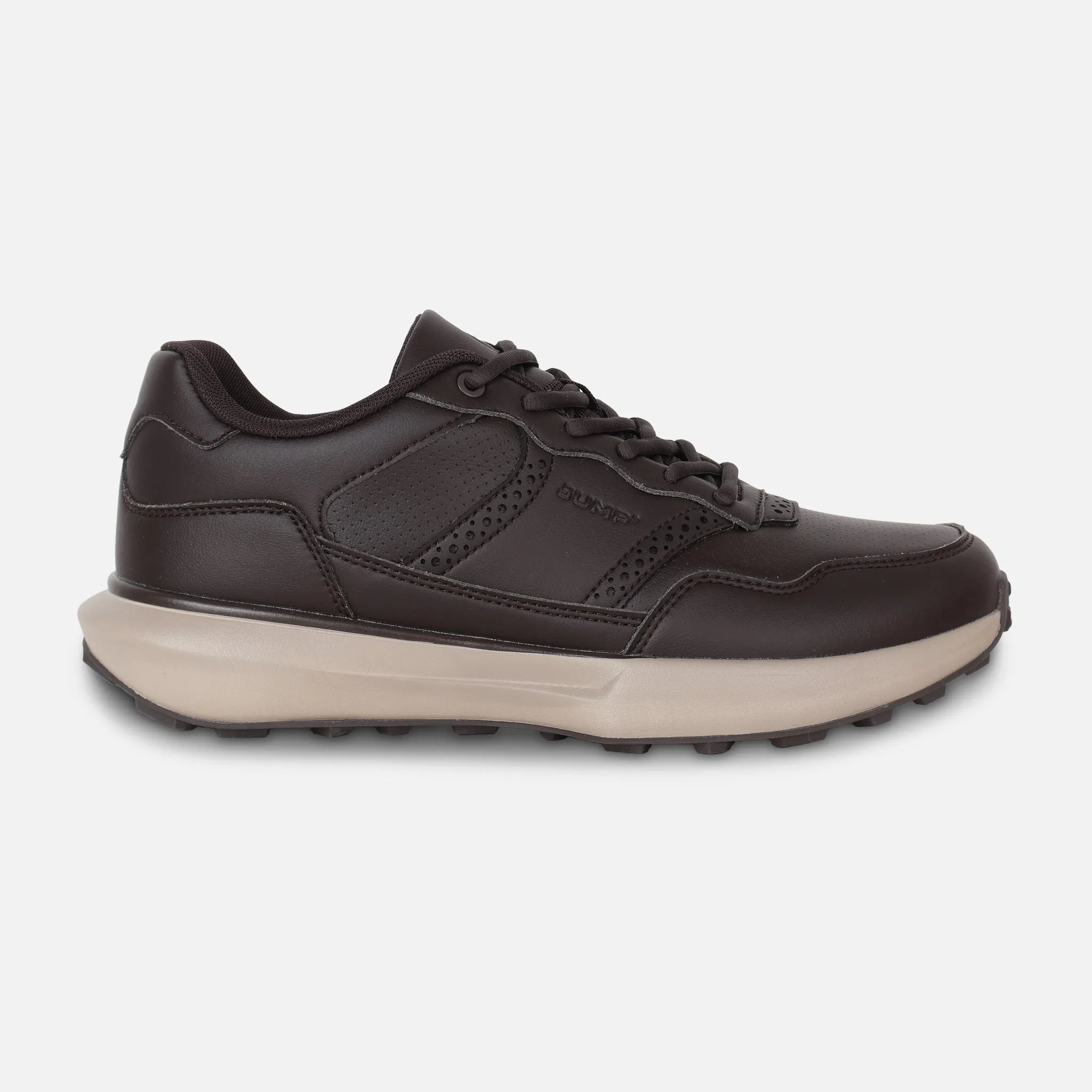 MEN CASUAL LACE-UP SHOES Leaf Path Shock Resistance