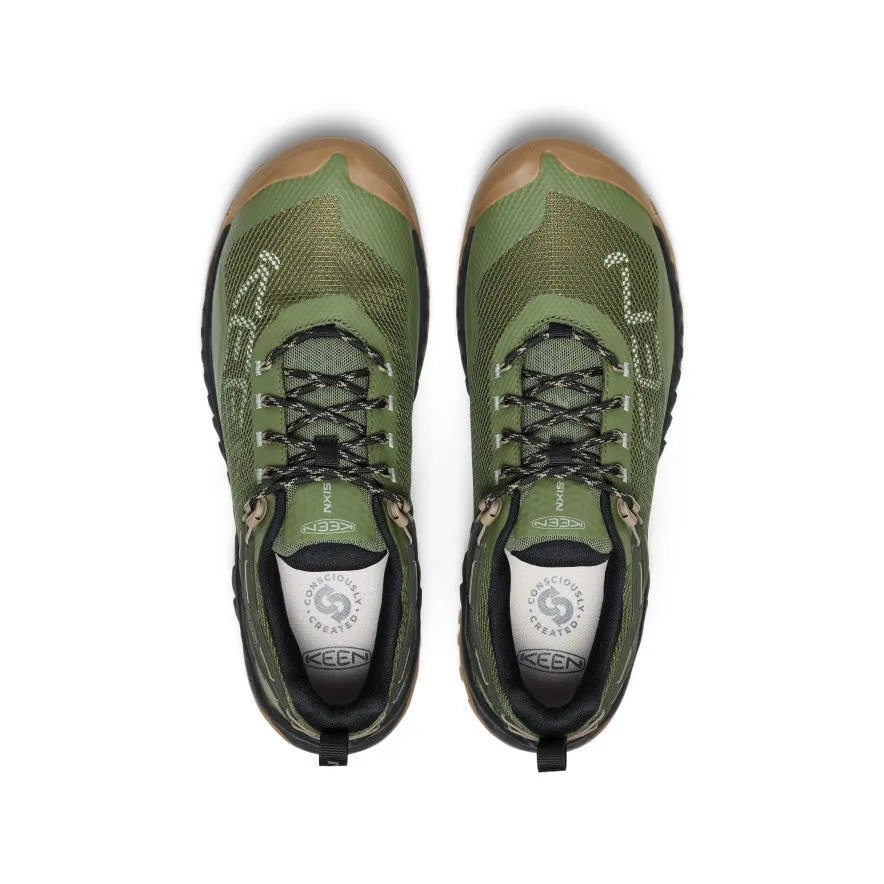 Lightweight Design Comfort air Men's NXIS EVO Waterproof Shoe  |  Bronze Green/Brindle
