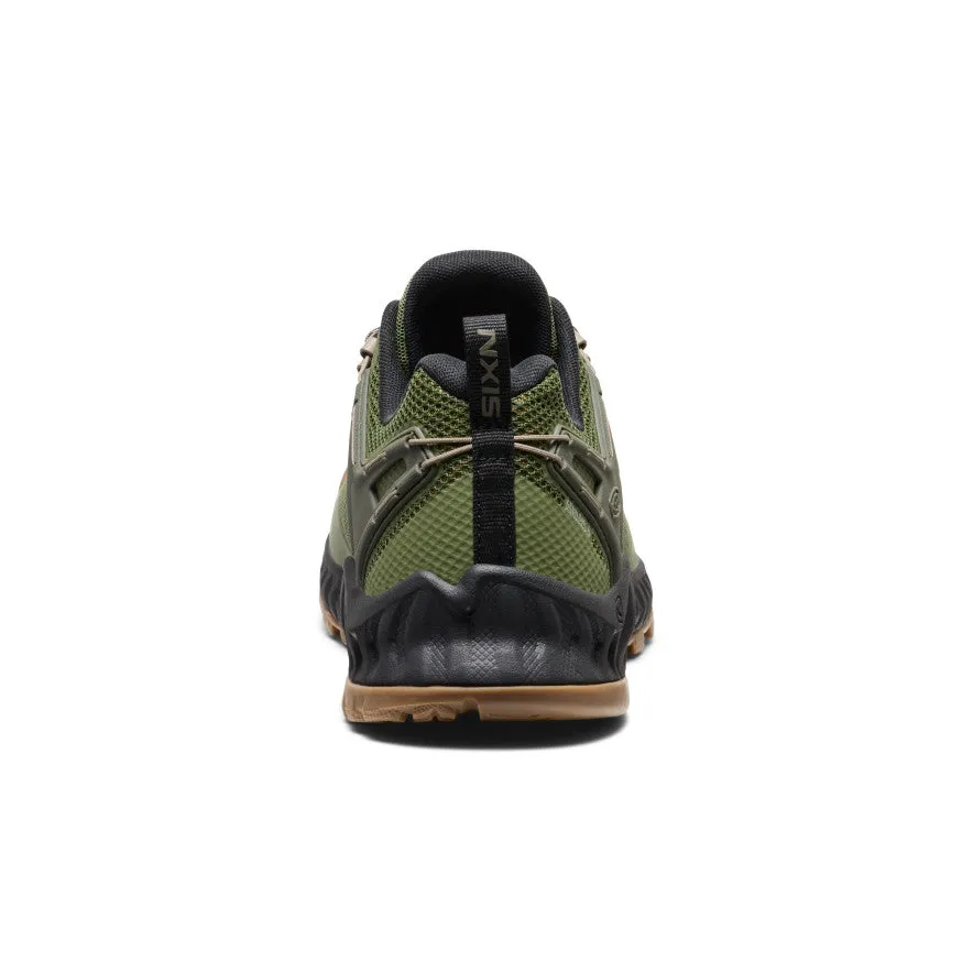 Shock Absorbing Men's NXIS EVO Waterproof Shoe  |  Bronze Green/Brindle
