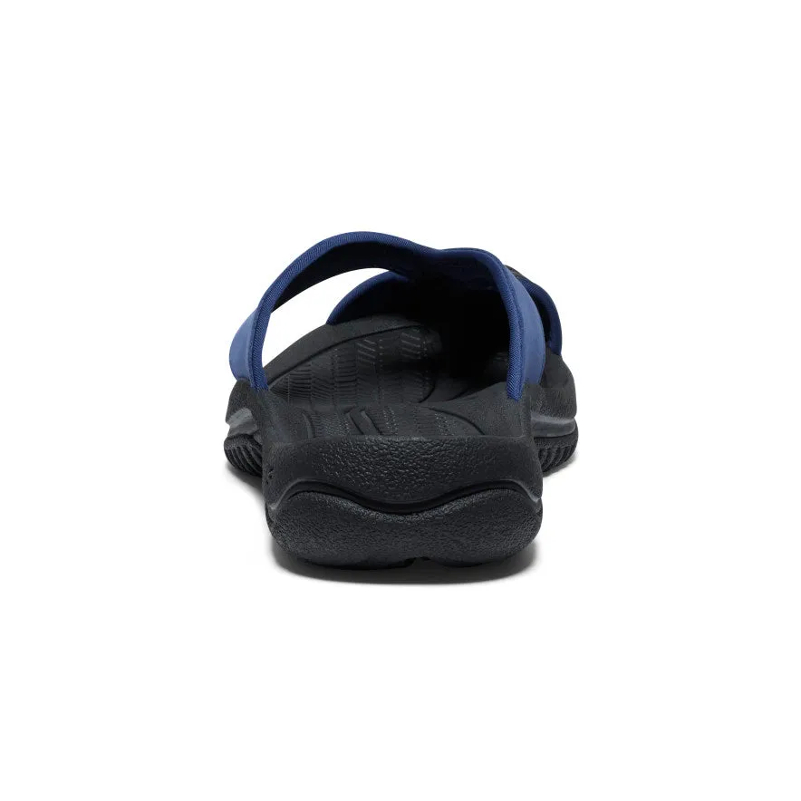 Men's Waimea Leather Flip-Flop  |  Naval Academy/Black SyntheticUpper