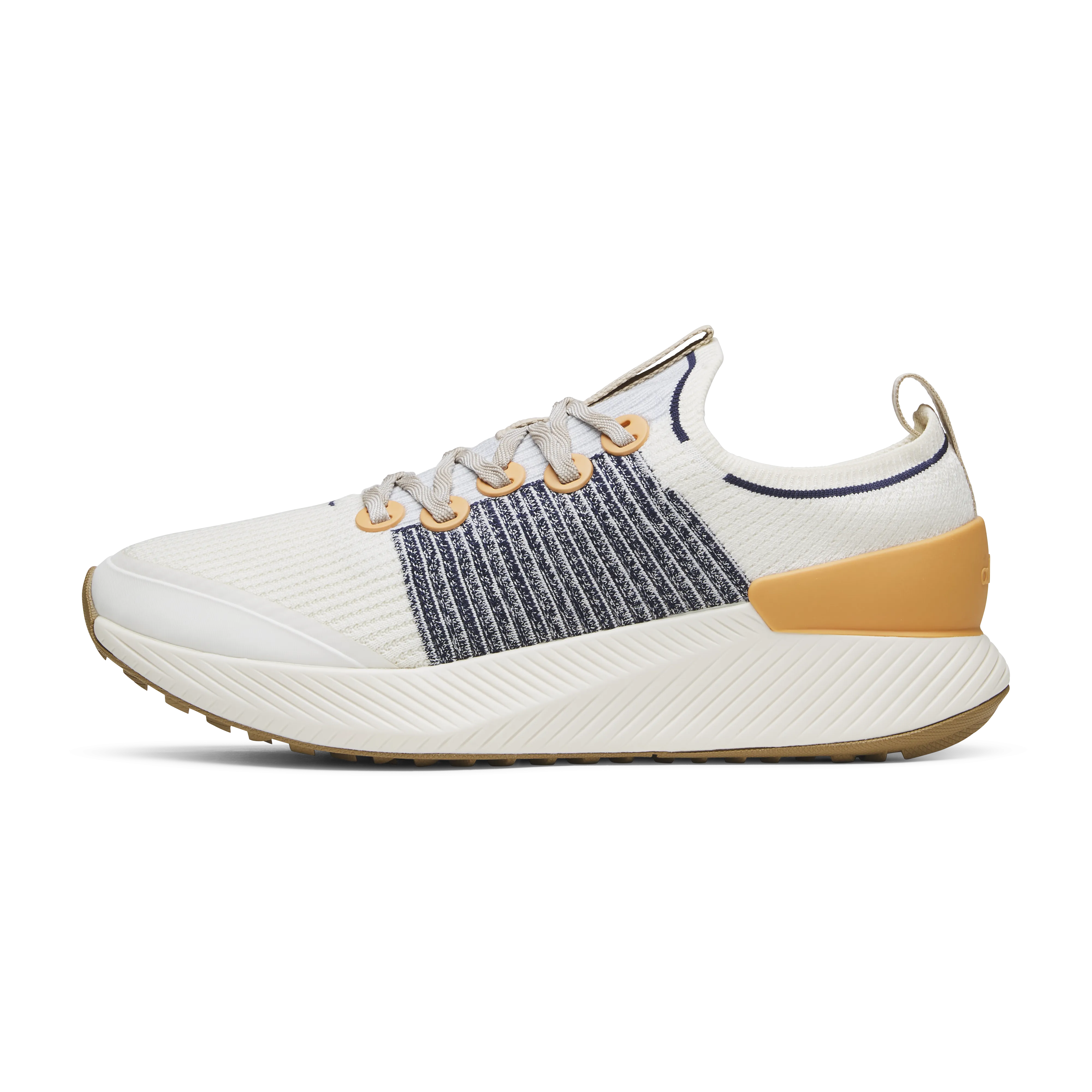 Women's Tree Gliders - Natural White/Hanami Orange (Twilight White Sole) Sock Like Collar