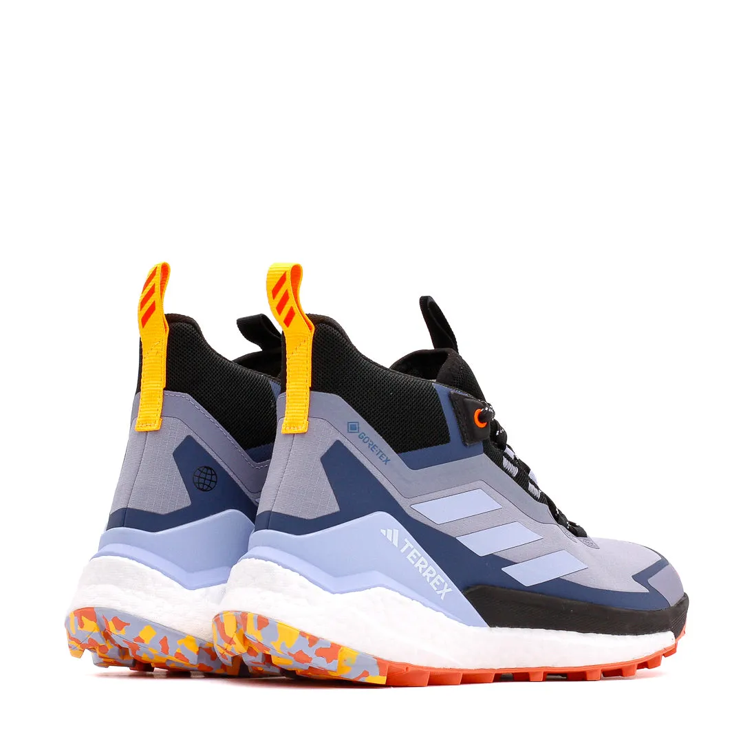 Adidas Outdoor Men Terrex Free Hiker 2 GTX Silver Violet HQ8385 Stretch Fabric Weekend Trip Padded