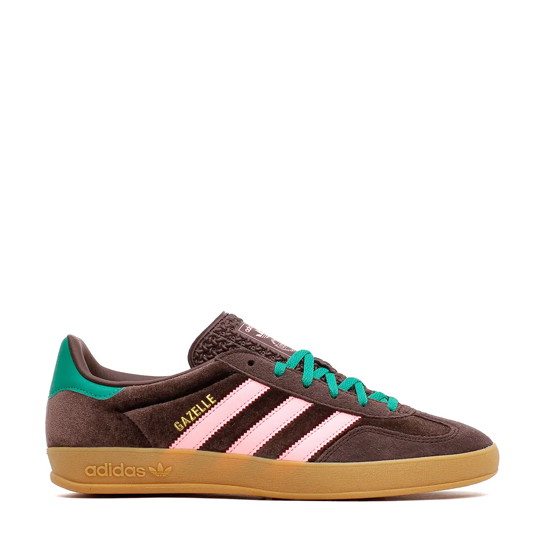 Workout Cushioned Base Work Commute Adidas Women Gazelle Indoor Brown JI2714