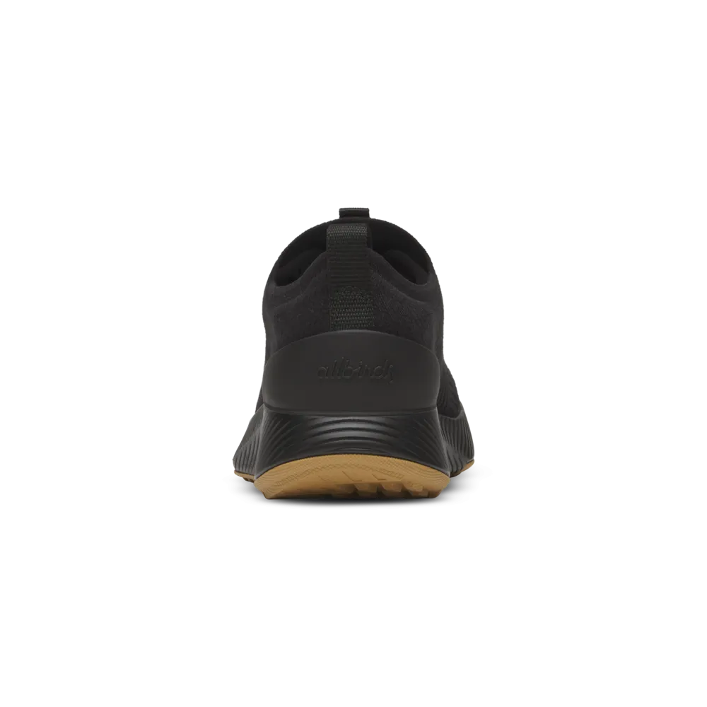 Snug Heel Lock Smooth Landing Women's Tree Glider - Natural Black (Rugged Khaki Sole)