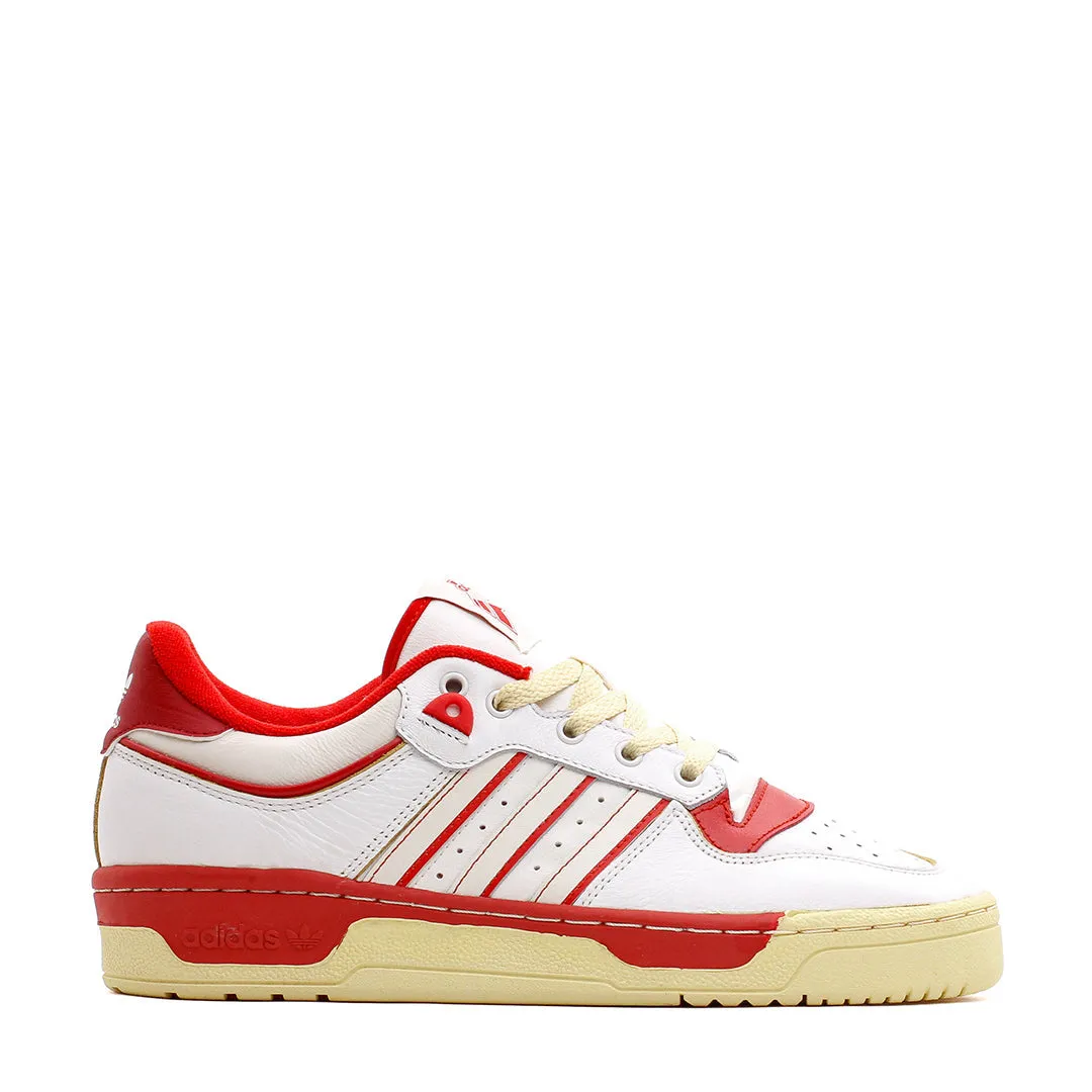 Happy Move Reinforced toe Adidas Originals Men Rivalry Low 86 White Red GZ2557
