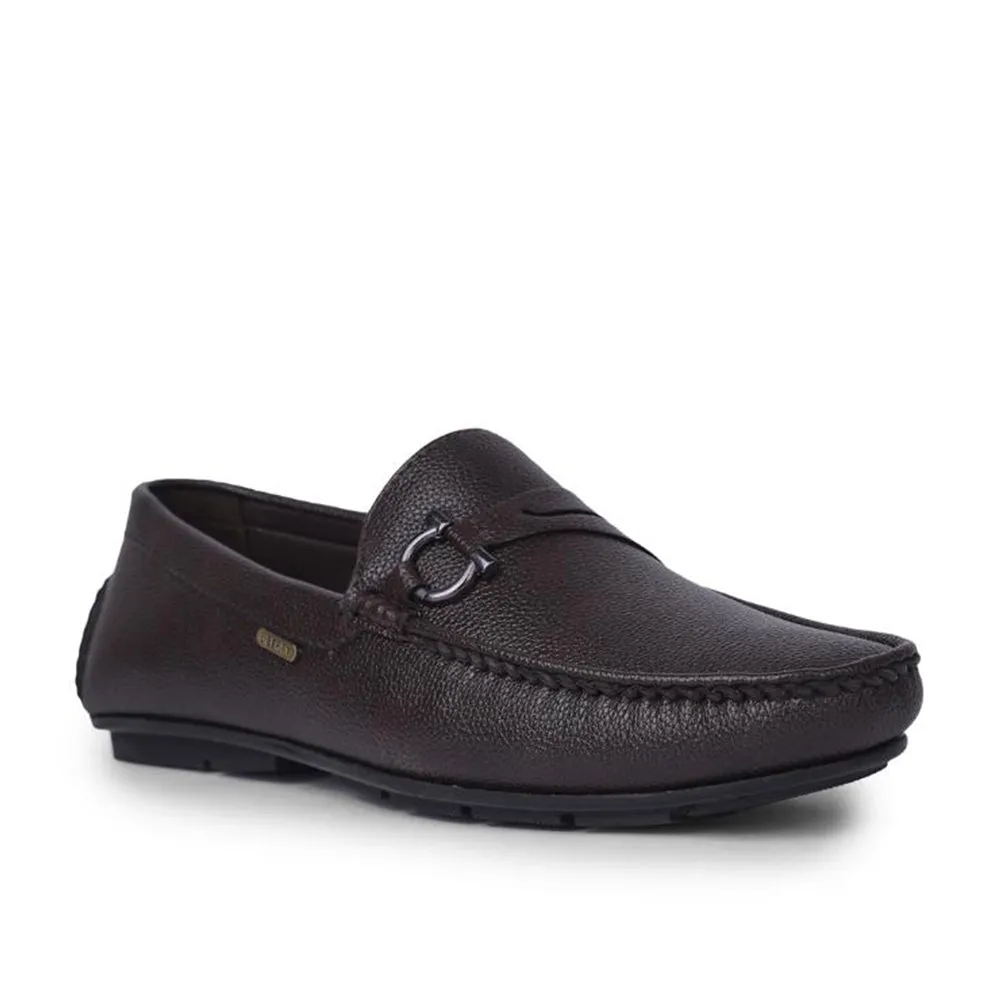 Top Edge VIP Event Fortune By Liberty Mens SME-2E Brown Formal Loafers