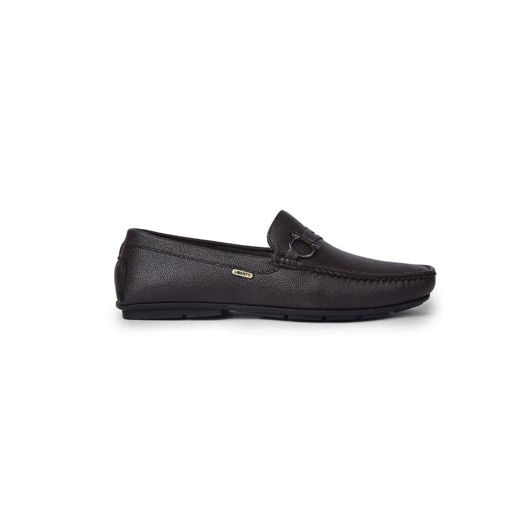 Fortune By Liberty Mens SME-2E Brown Formal Loafers Stable Step