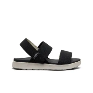Women's Elle Backstrap Sandal Wide  |  Black Contemporary Fit Luxe support