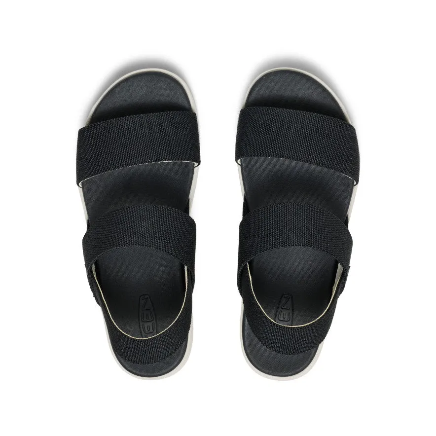 Women's Elle Backstrap Sandal Wide  |  Black Durable Base