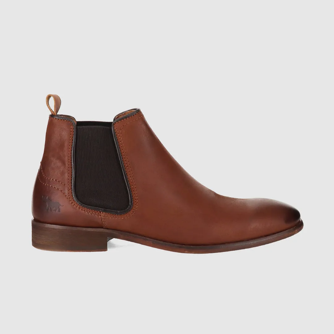 Adjustable buckle Lloyd Chelsea Boots Tan