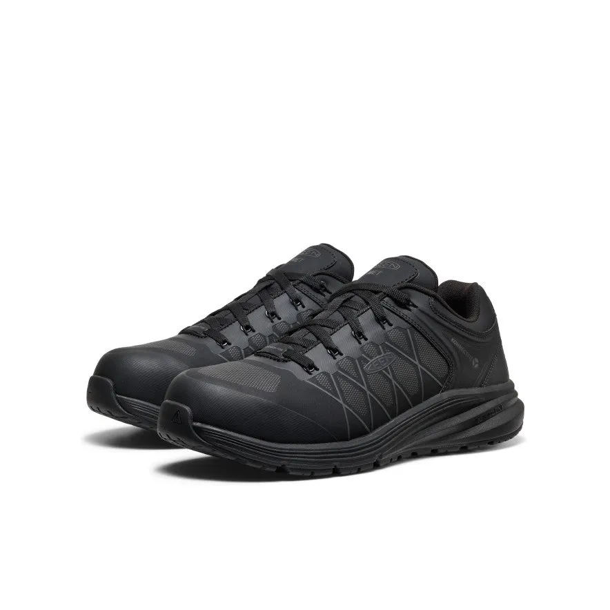 Padded Comfort Cold Weather Men's Vista Energy XT Work Sneaker INT MET (Carbon Toe)  |  Black/Magnet