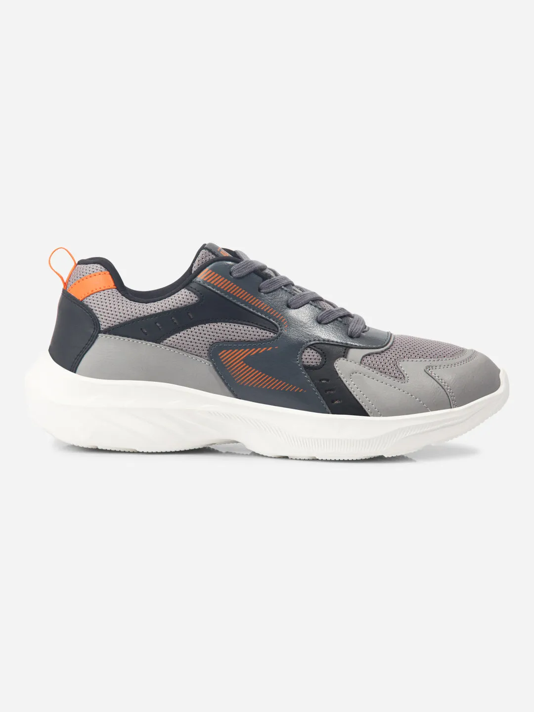 All Daywear Men's Grey Lace Up Sneakers (IX7128)