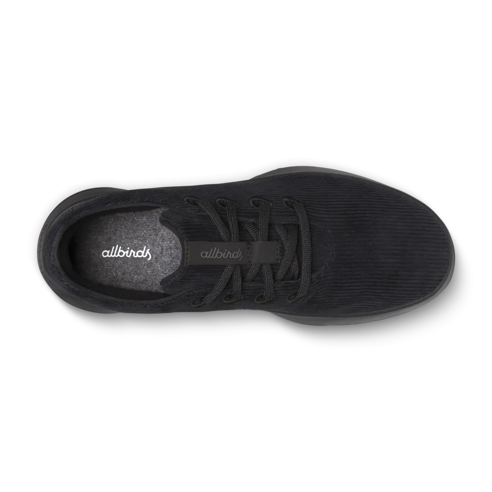 Women's Runner Go - Corduroy - Natural Black (Dark Grey Sole) Urban Explorer