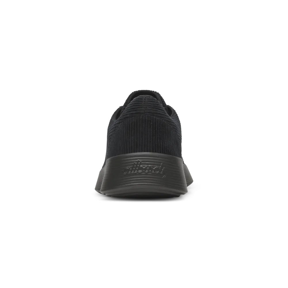 Grip Flow Women's Runner Go - Corduroy - Natural Black (Dark Grey Sole)