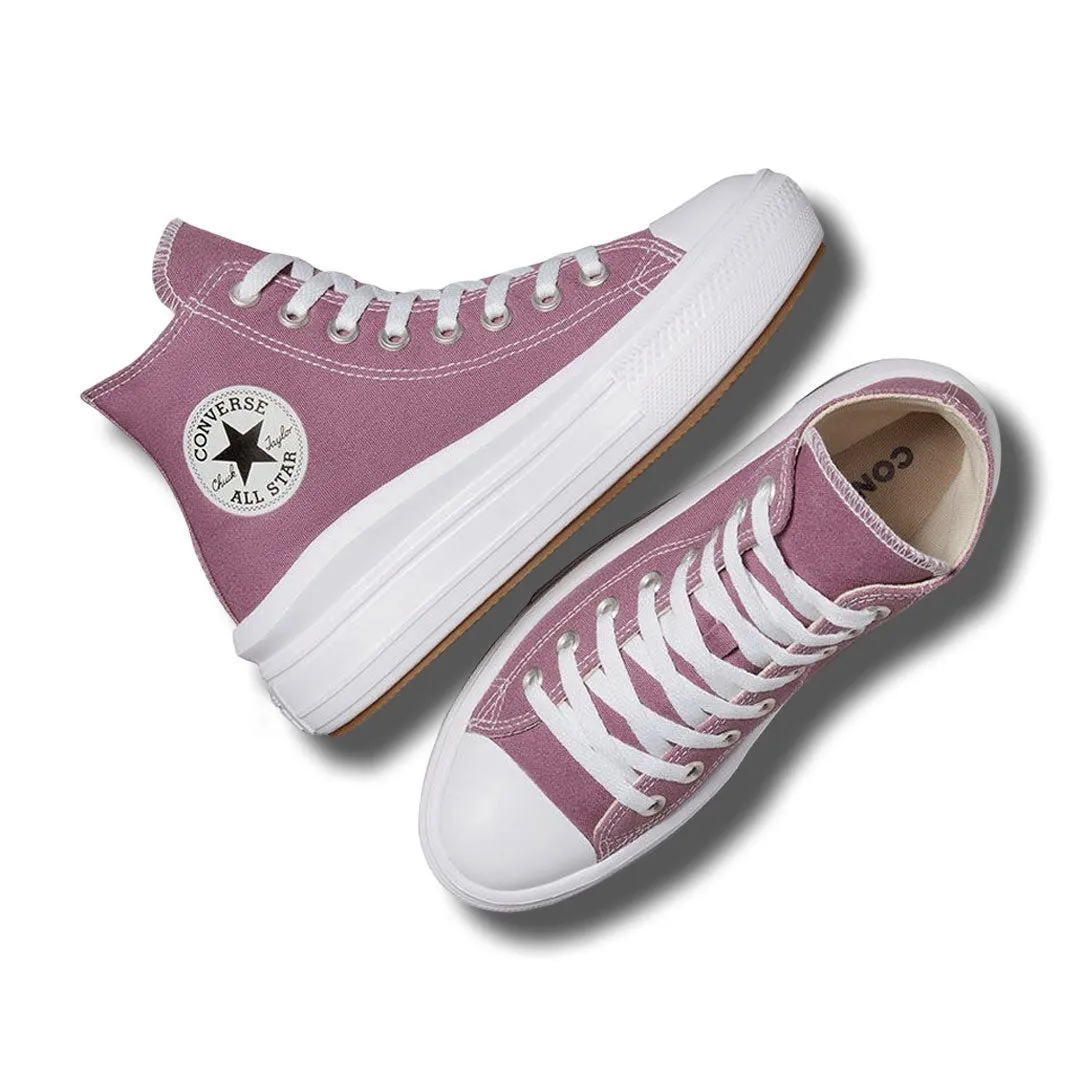 Converse - Women's Chuck Taylor All Star Move Platform High Top Shoes (A05477C) Heat Free Nordic Tone