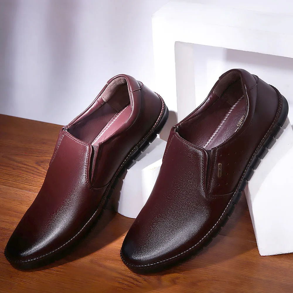Fortune (Brown) Classic Loafer Shoes For Men BM-2 By Liberty Street Chic Slip Resistant