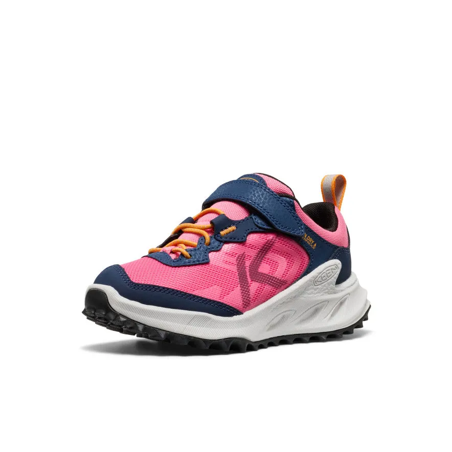 Story Glow Running Little Kids' Zionic Waterproof Shoe  |  Naval Academy/Pink Lemonade