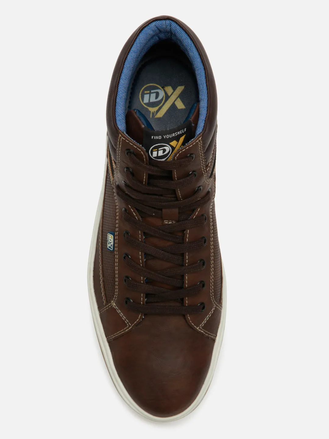 Dynamic Edge Men's Brown Low Top Lace Up Casual (IX1019)