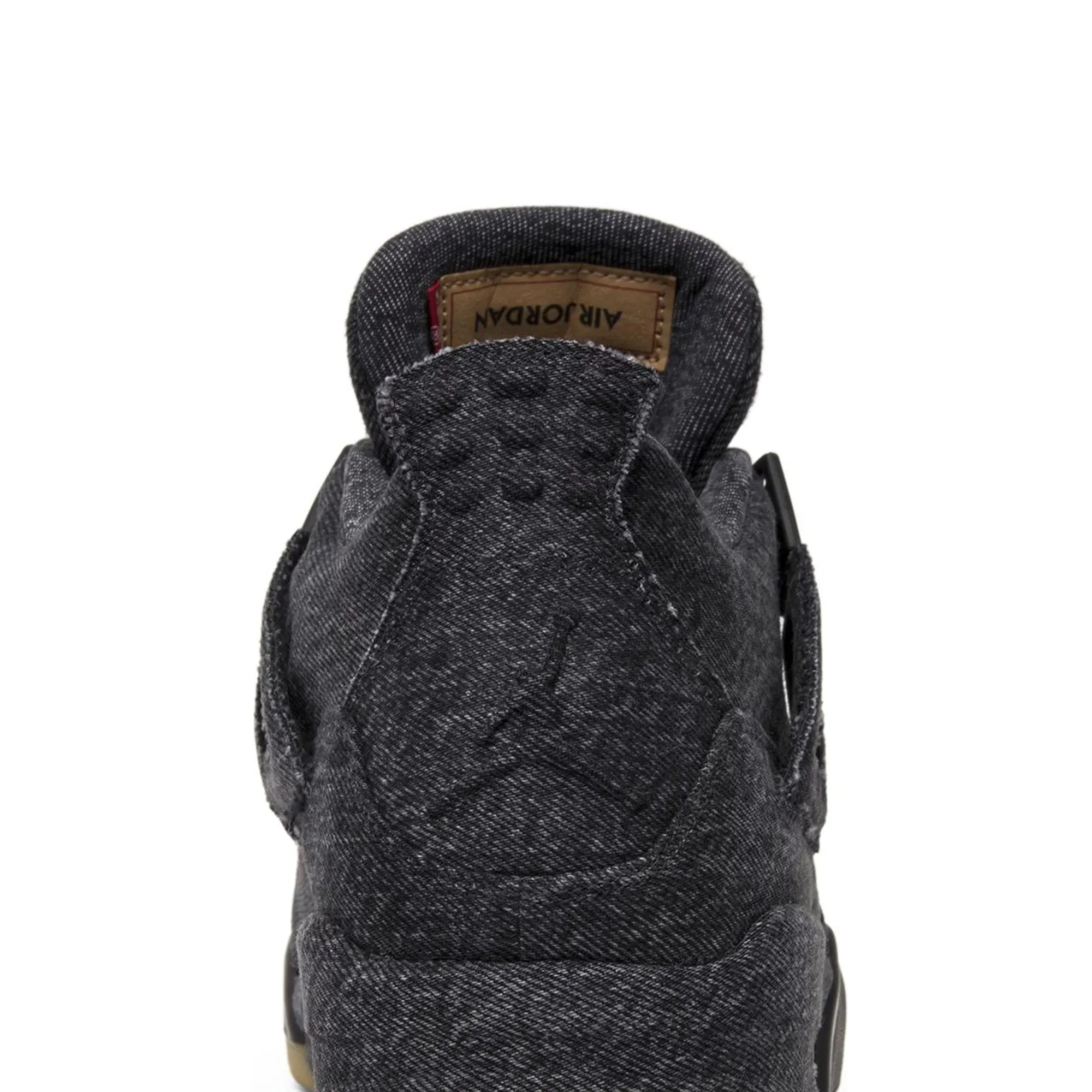Cliff Edge Comfort Shank Air Jordan 4 x Levi's 'Black Denim' (2018)