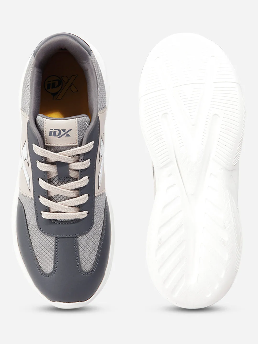Flow Structure Men's Grey Beige Active X Sneakers IX7134