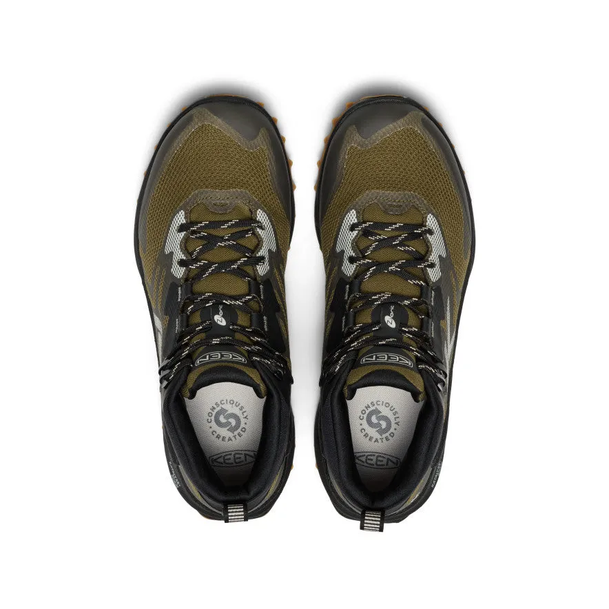 Men's Zionic NXT Waterproof Hiking Boot  |  Dark Olive/Black Cold resistant