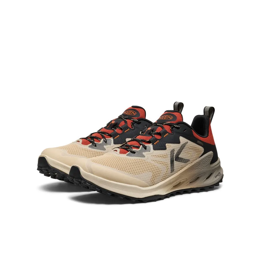 Textile Lining Men's Zionic NXT Waterproof Hiking Shoe  |  Safari/Red Ochre