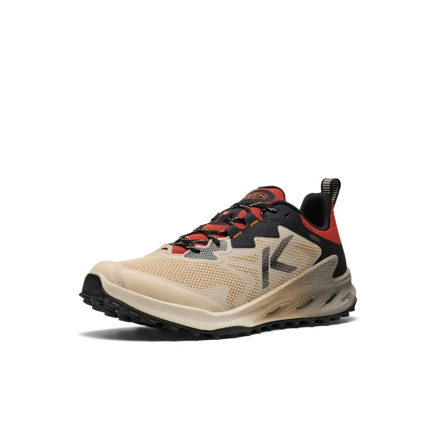 London Cool Men's Zionic NXT Waterproof Hiking Shoe  |  Safari/Red Ochre