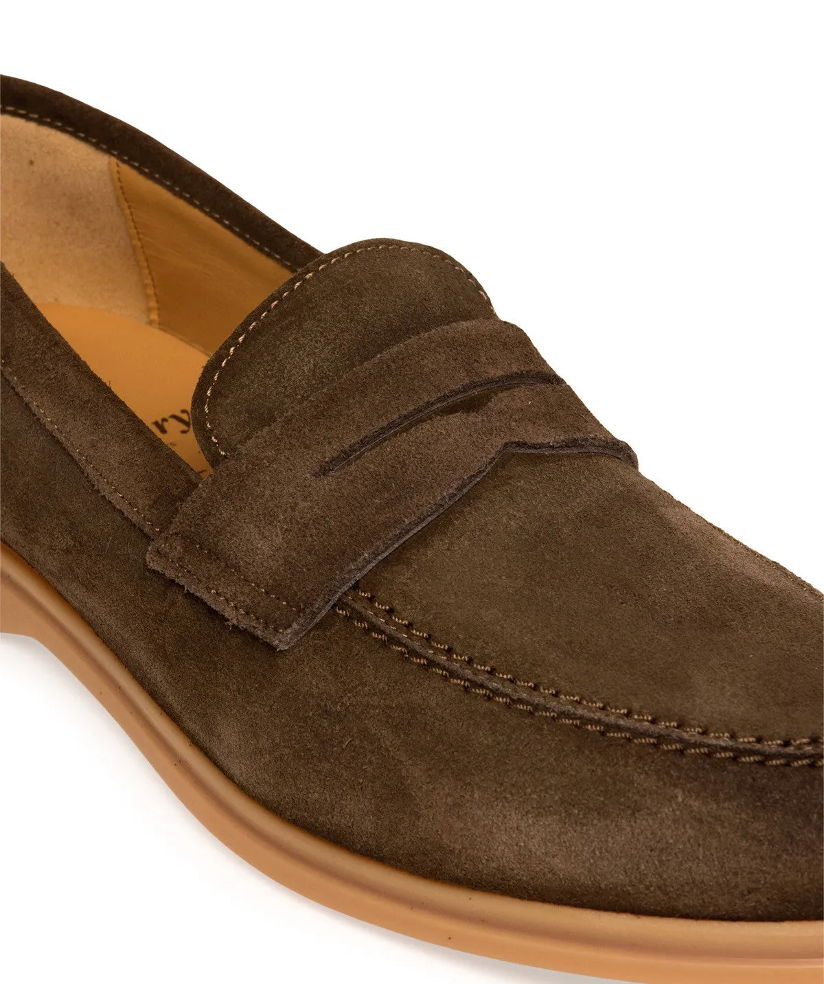 Fast Flow Mocassin PORTOBELLO Daim Olive Sombre