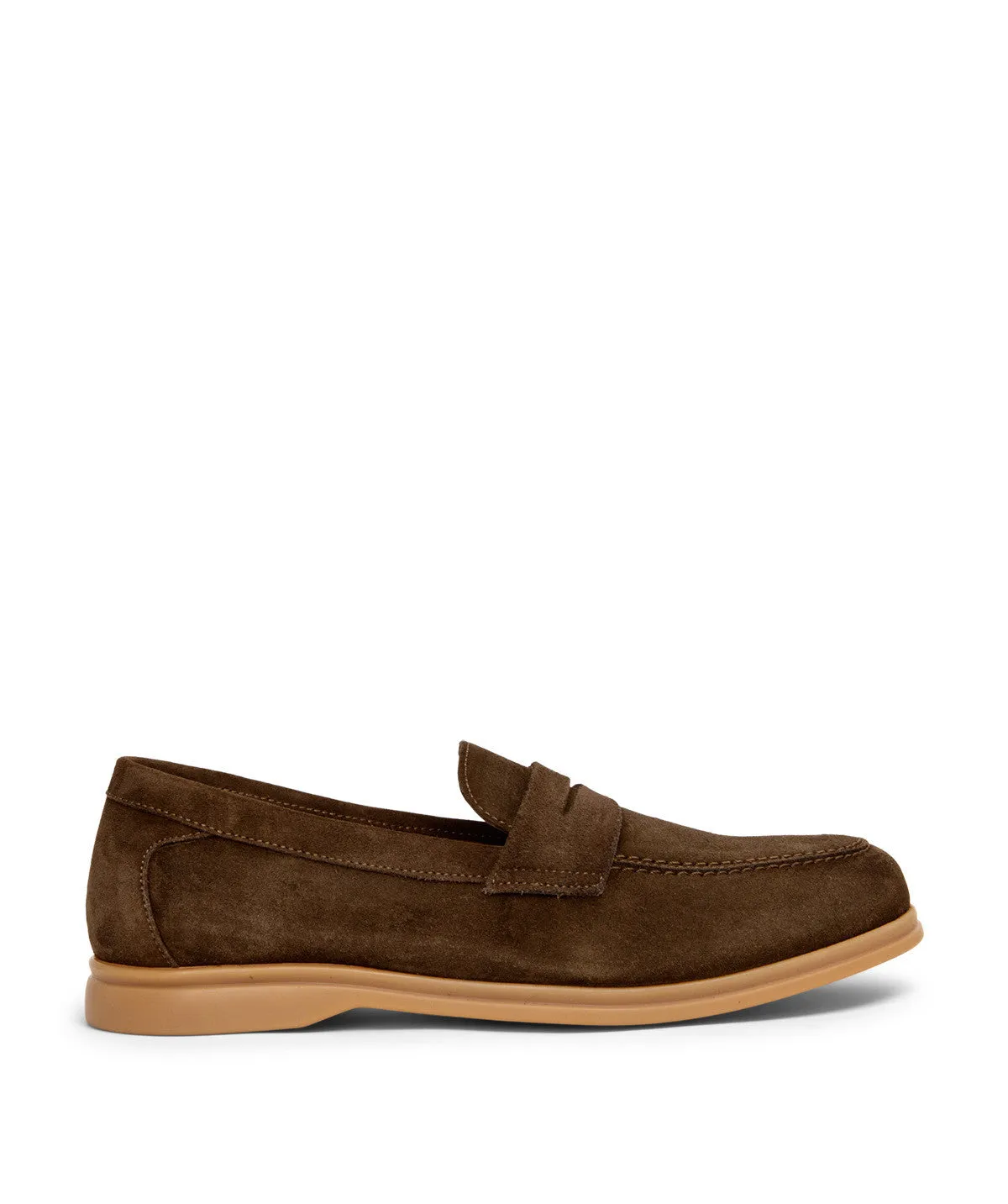 Mocassin PORTOBELLO Daim Olive Sombre Modern Casual
