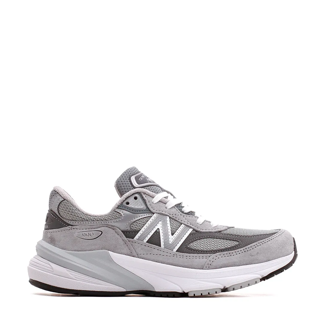 Durable outsole New Balance Women 990v6 Grey Made In USA W990GL6