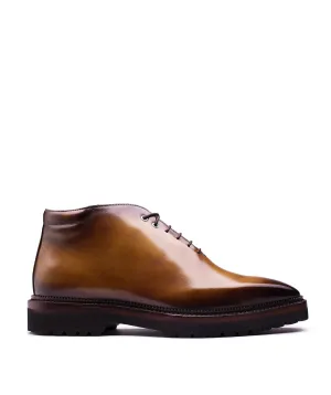Traction pods No Seam Interior Bottines EMILIO Marron Patin