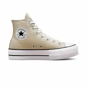 Memory Foam Casual Wear Petite Fit Converse - Women's Chuck Taylor All Star Lift High Top Shoes (A02432C)