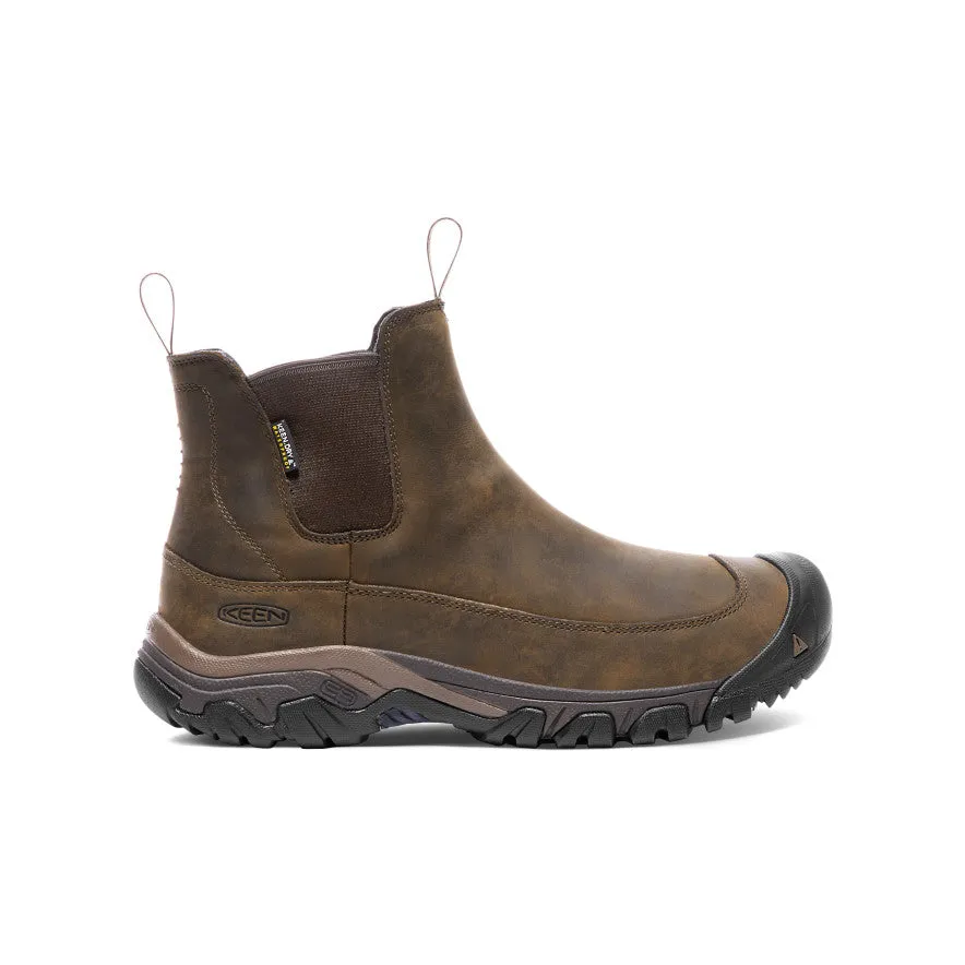 Men's Anchorage III Waterproof Boot  |  Dark Earth/Mulch Neutral Arch Snug Heel Lock