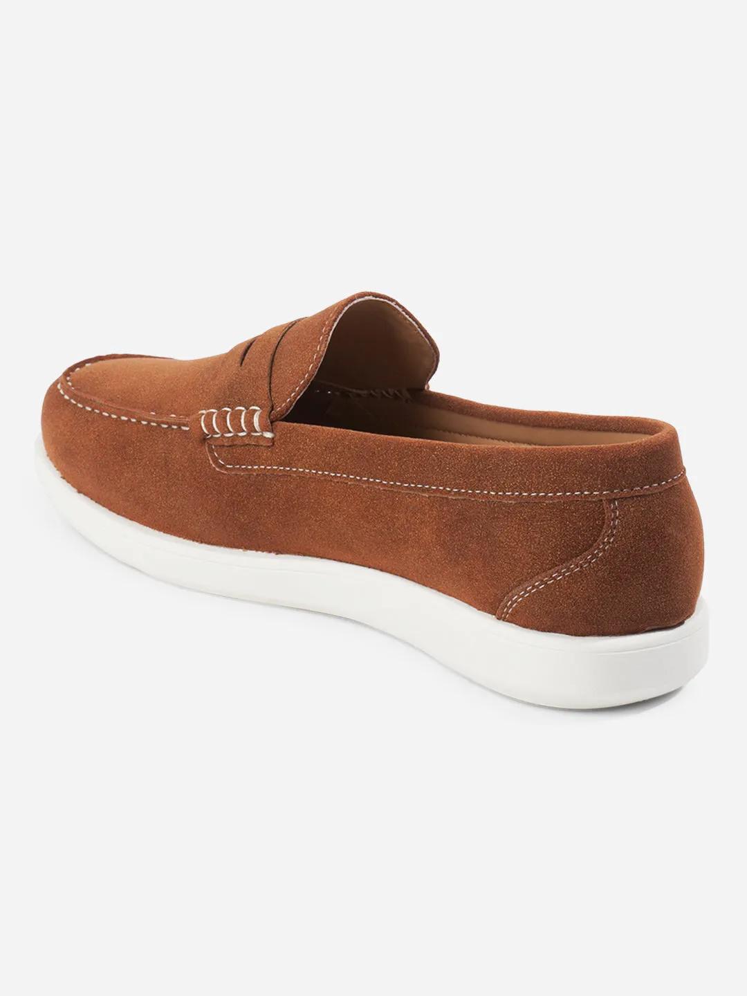 Men's Tan Suede Finish Casual Slip On (IX2149) Stride Easy Durable Material