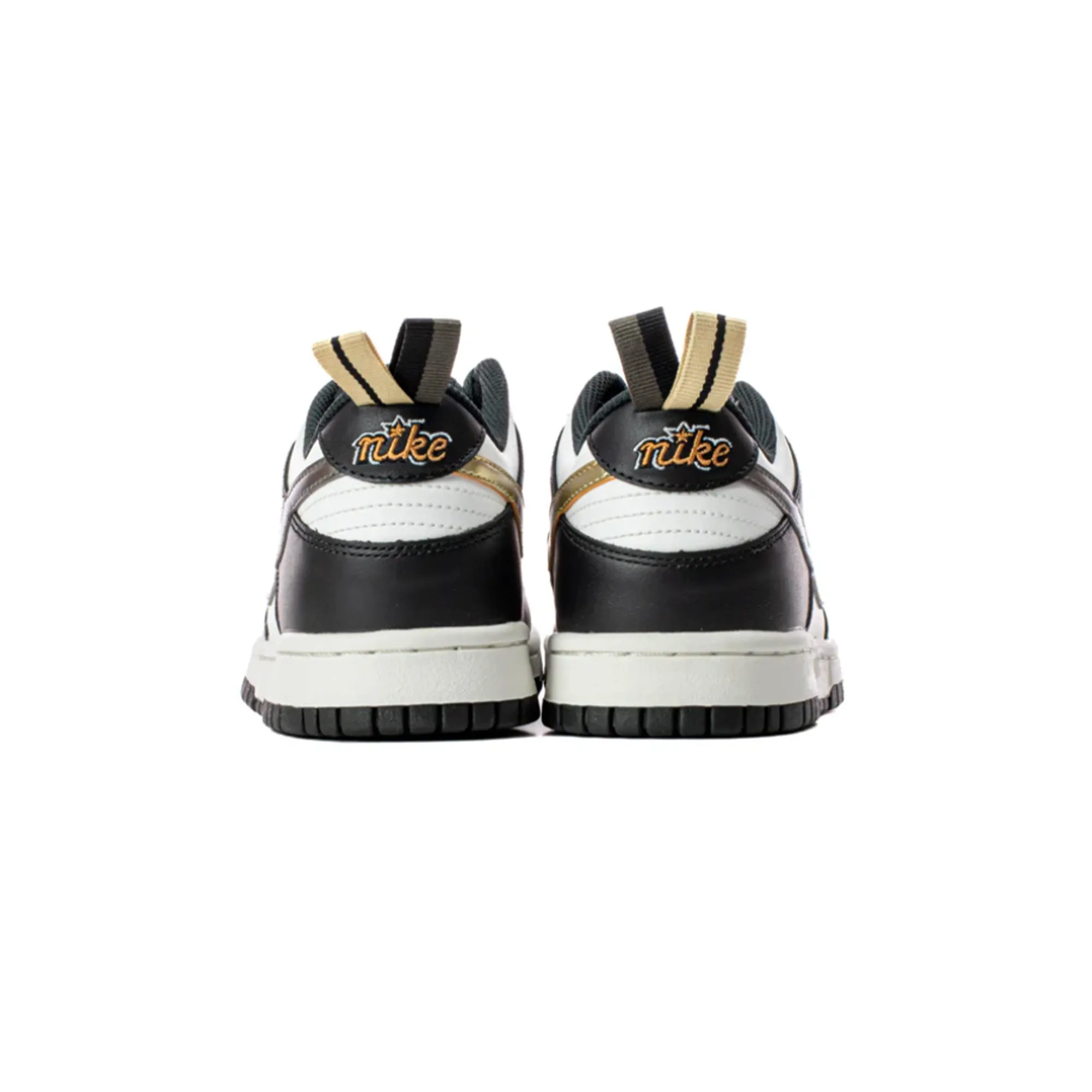 Nike Dunk Low 'Black White Metallic' GS (2022) High Arch Responsive Cushion Weekend Warriors