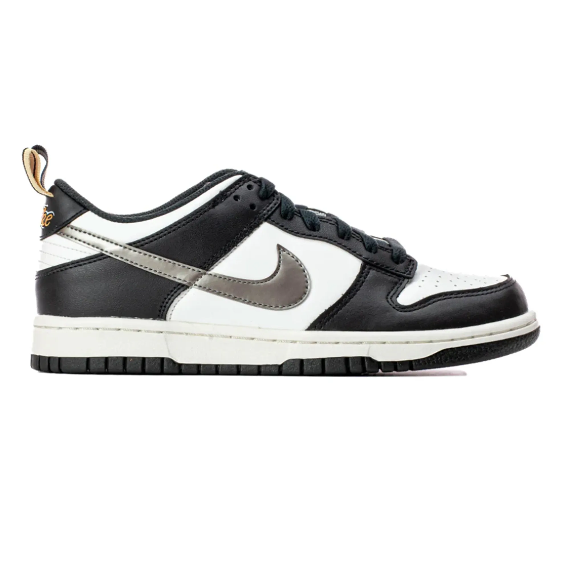 Strong Grip Secure fit Nike Dunk Low 'Black White Metallic' GS (2022)
