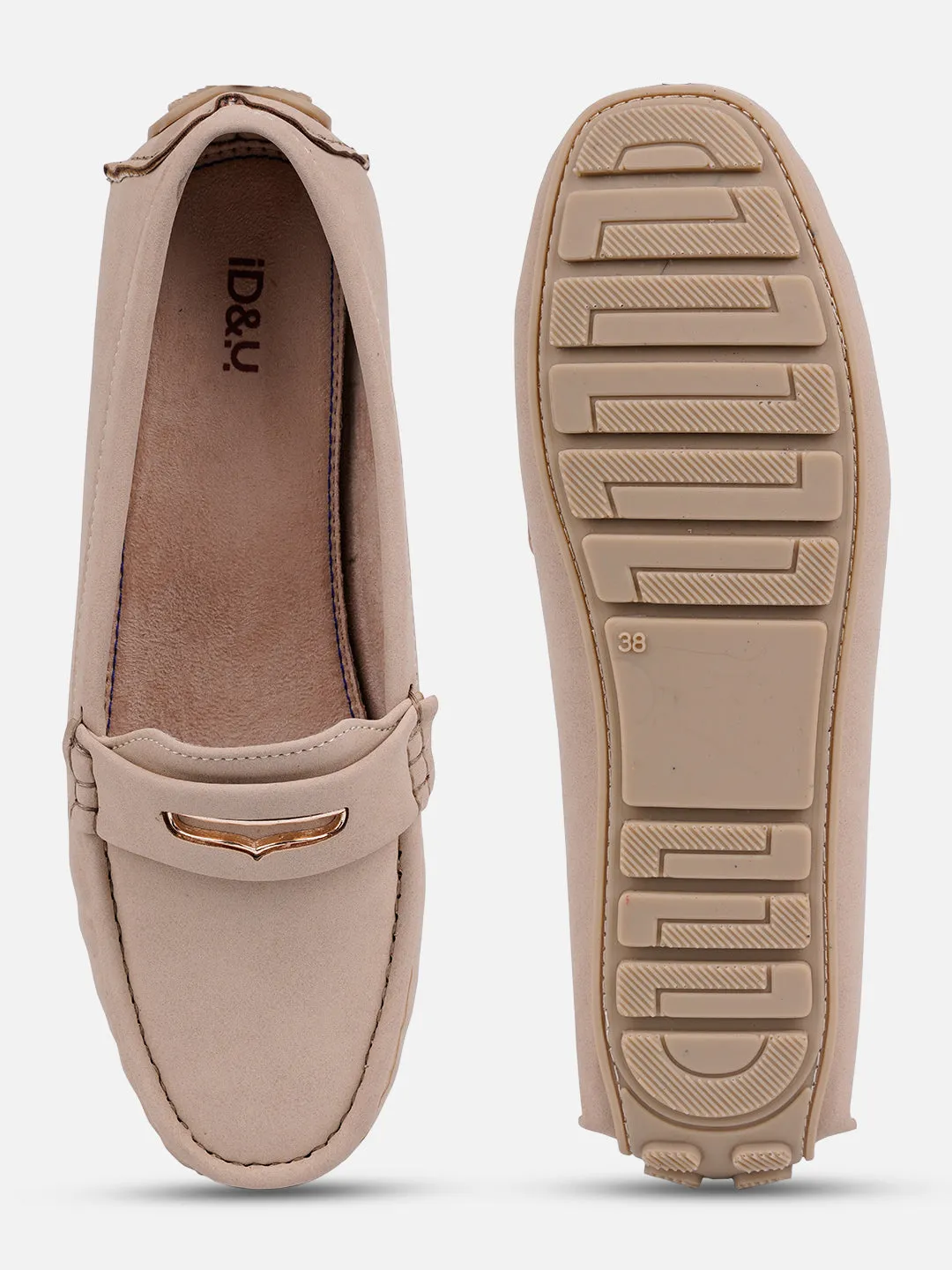 Step By Step Active Move Women's Khaki Soft & Premium Loafers (IU2002)