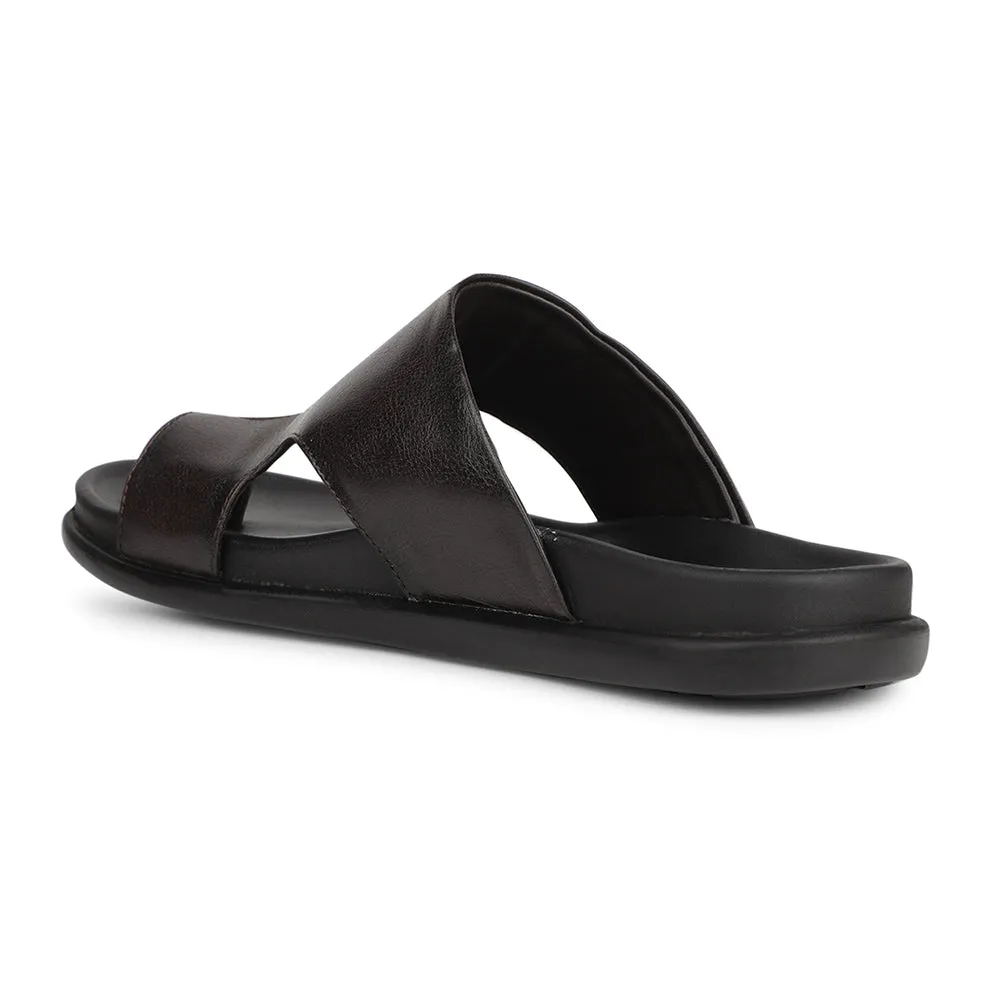 Healers Brown Casual Slipper For Men LEEKS-10 By Liberty Stable base Vital Step